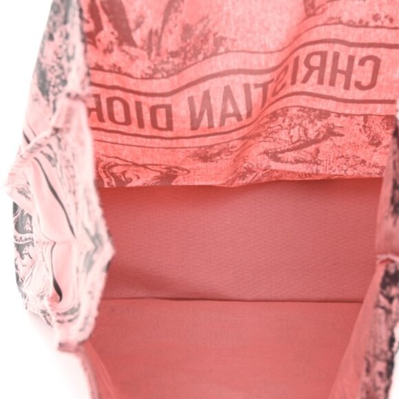 Christian Dior Pink Canvas Diorvera Bag NWOT - Picture 4 of 6